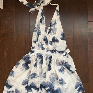 Halter floral dress